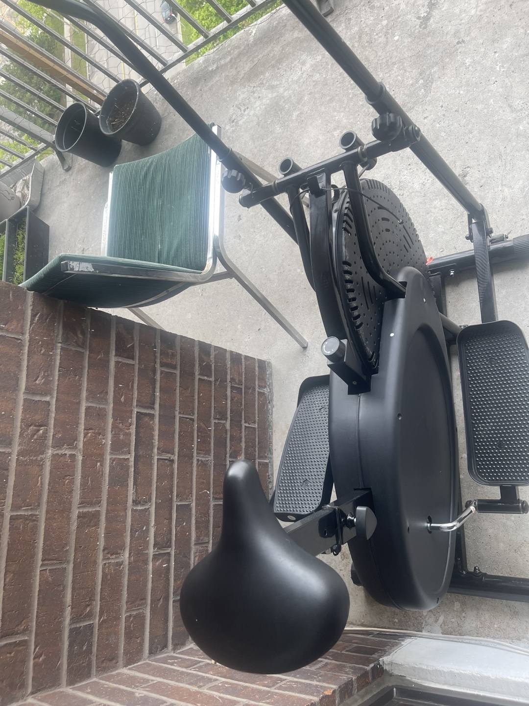 Black Elliptical Cross Trainer Exercise Machine - photo 4