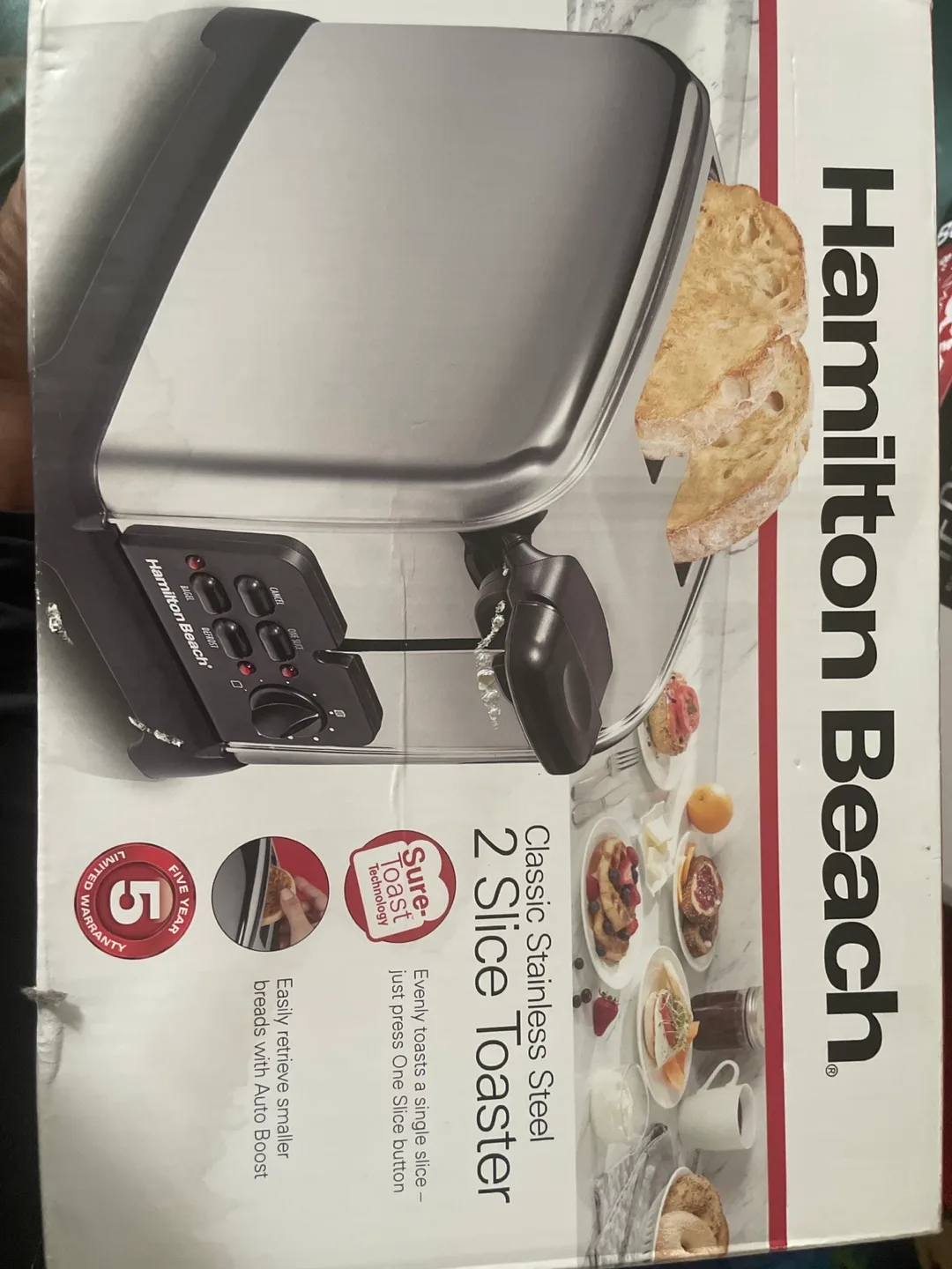 Hamilton Beach 2-Slice Toaster - Stainless Steel thumbnail
