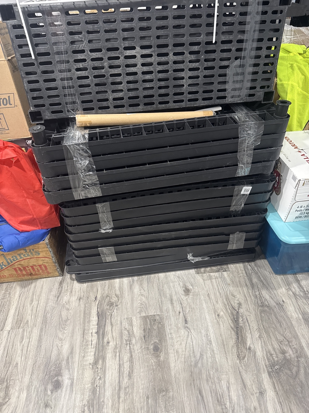 Stackable Plastic Storage shelf