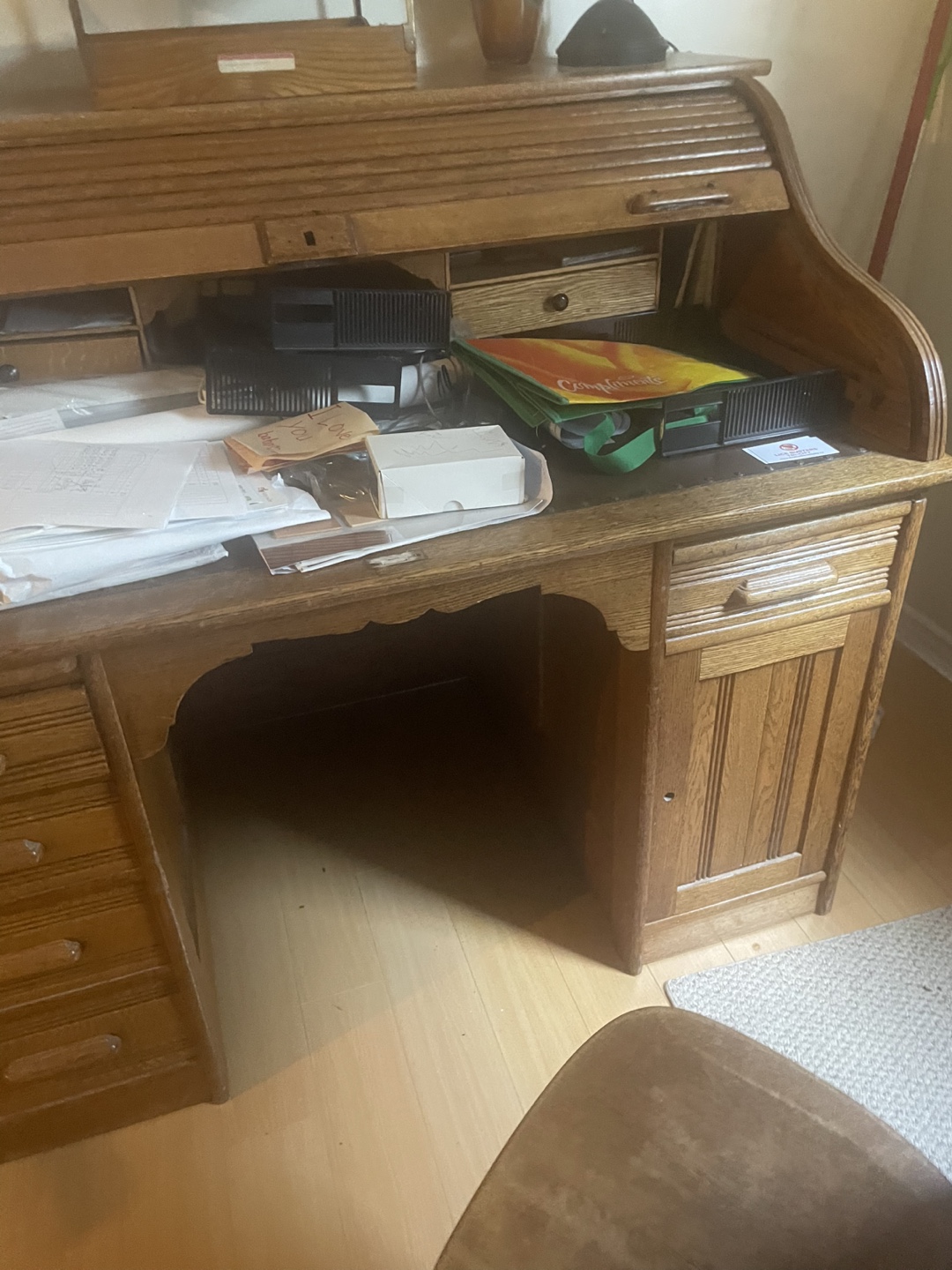 Vintage Rolltop Desk - photo 4