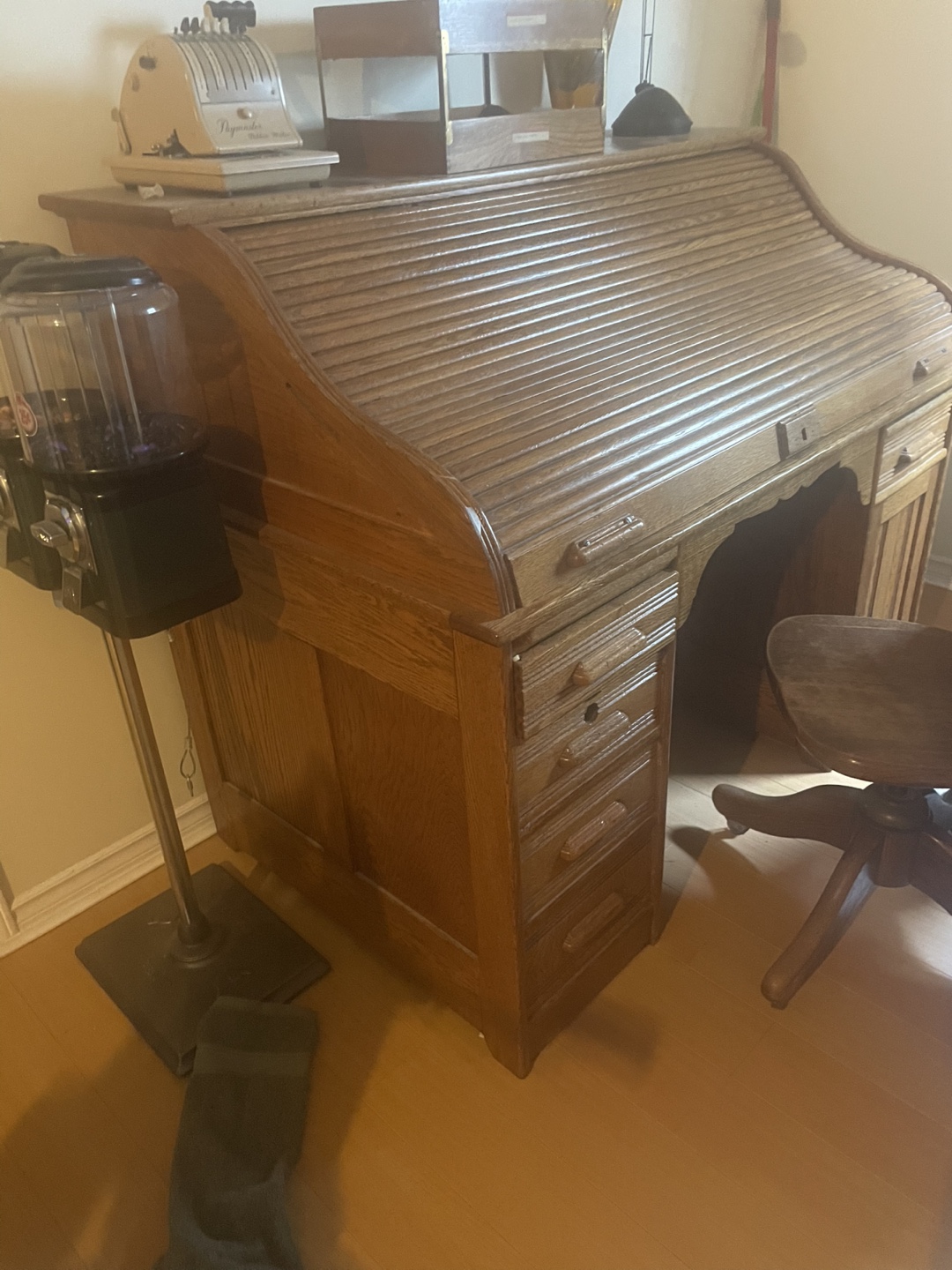 Vintage Rolltop Desk