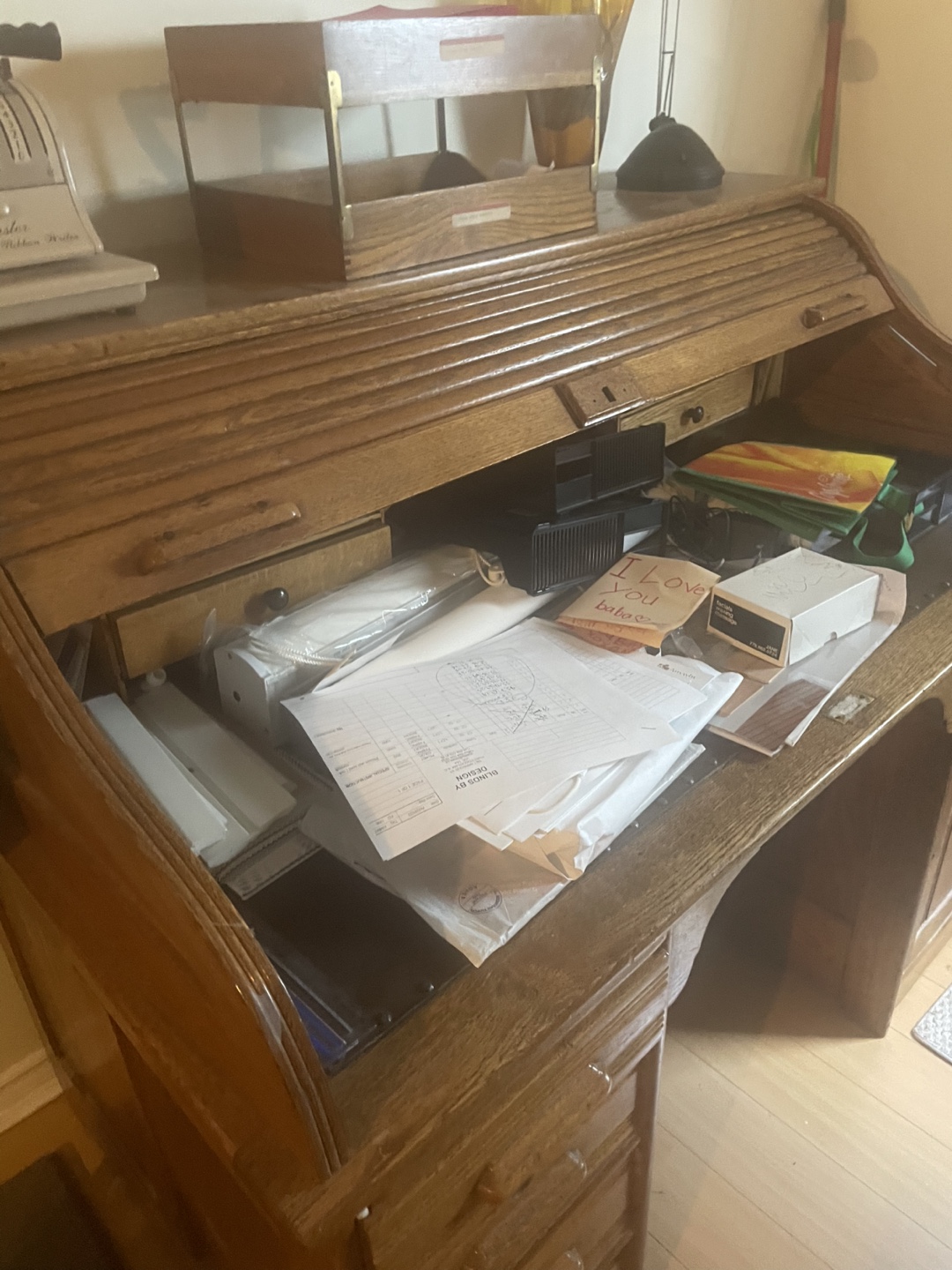 Vintage Rolltop Desk - photo 3