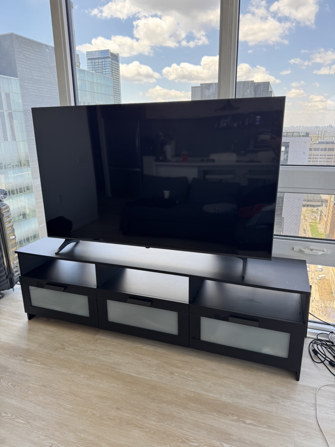 IKEA Black TV Stand