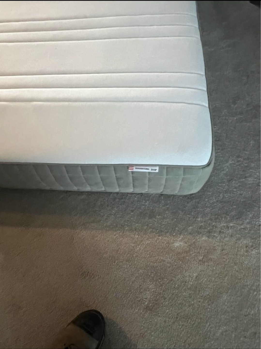 IKEA HAUGESUND QUEEN size hybrid foam/spring mattress bed set - photo 2
