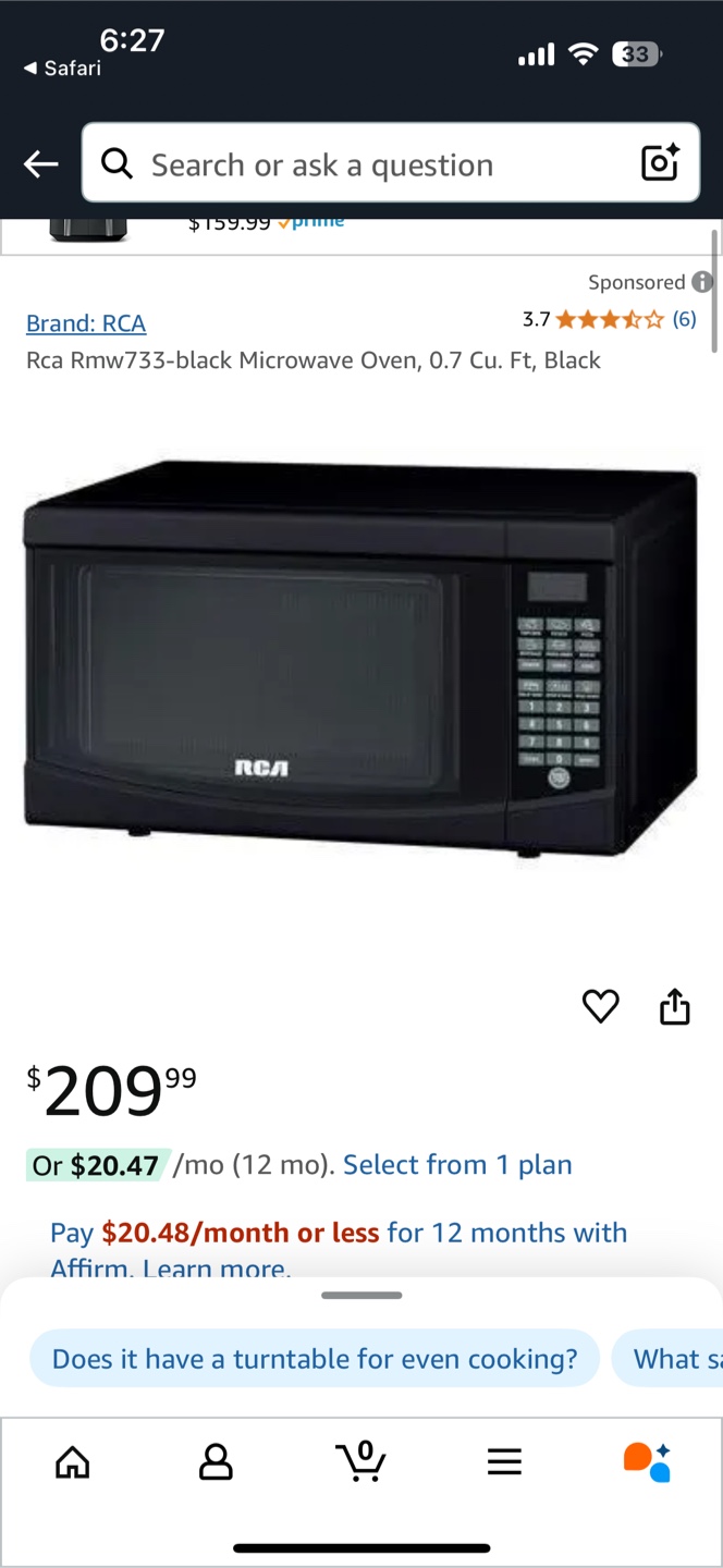 RCA Microwave Oven - 0.7 Cu. Ft. - photo 4