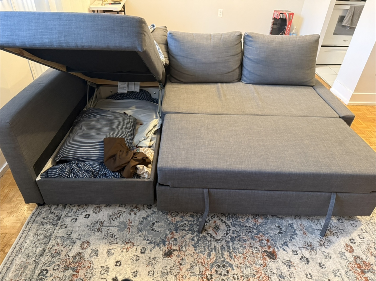 IKEA Friheten Corner Sofa Bed - Grey - photo 3