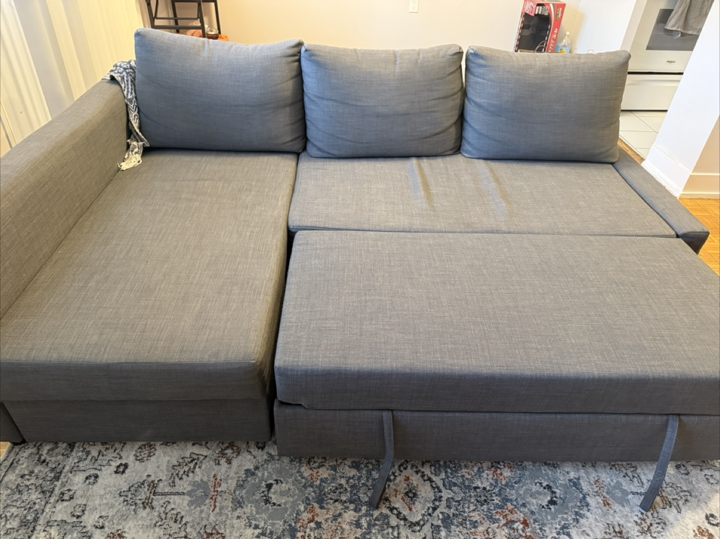 IKEA Friheten Corner Sofa Bed - Grey - photo 2