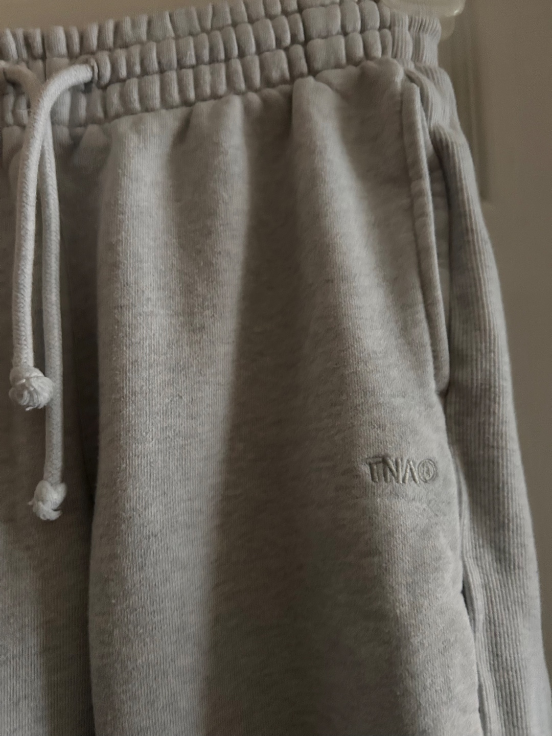 TNA Sweatfleece Boyfriend Fit Joggers - Light Grey - photo 2