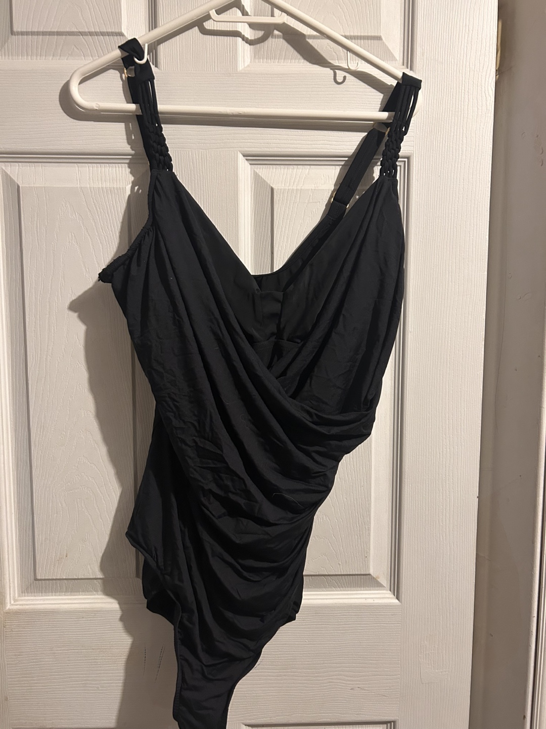 Jantzen Women's Plus Size Black One-Piece Swimsuit