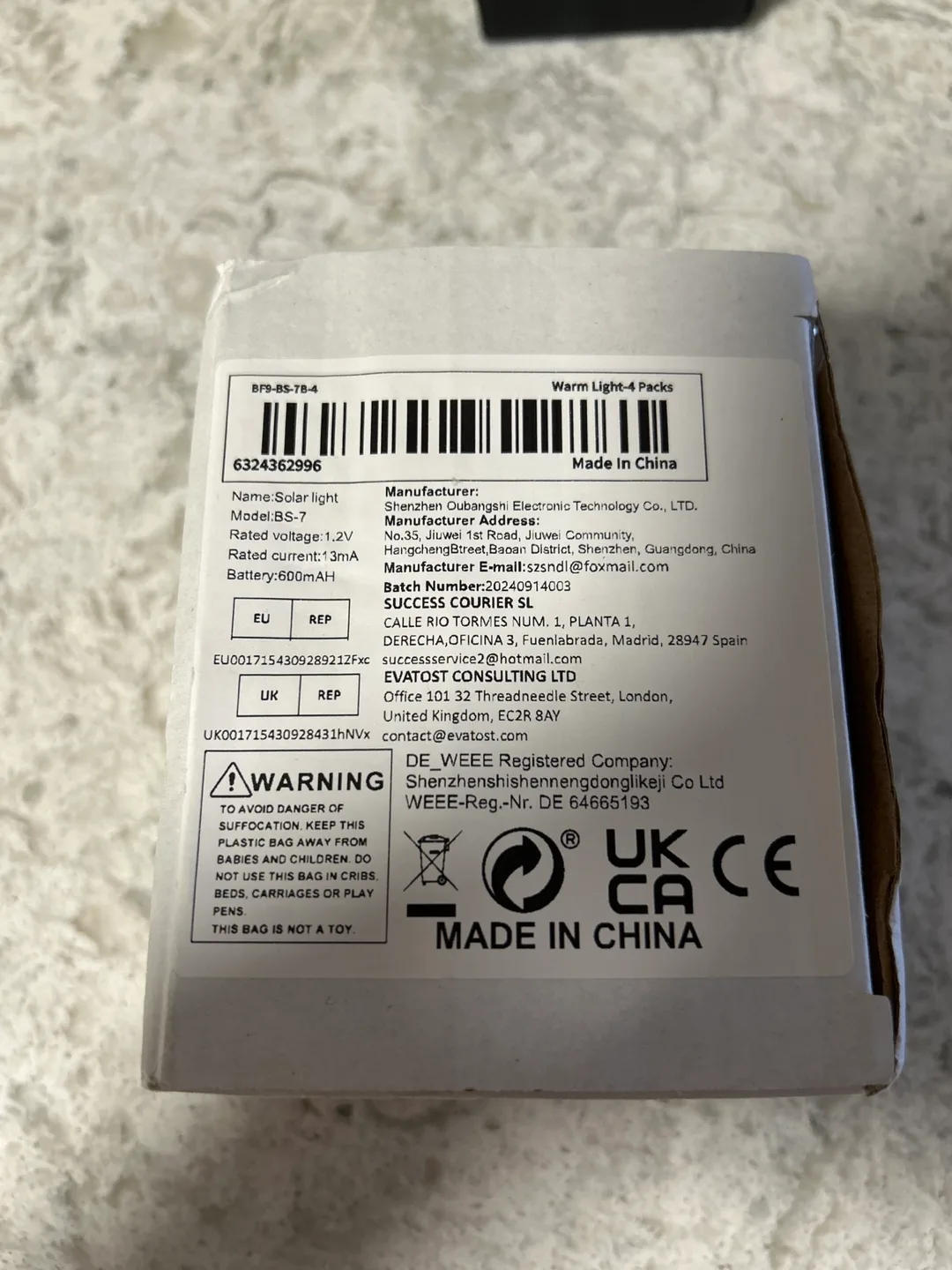 4 Pack Solar LED Deck Lights Outdoor Pathway Lights image indicator(3)