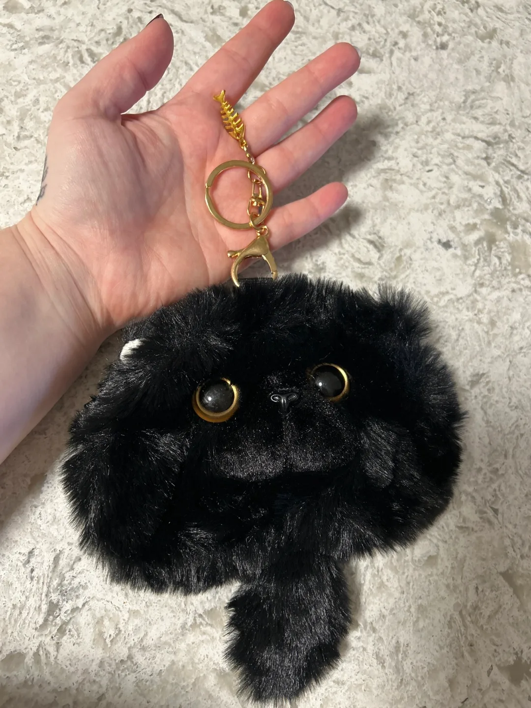 Adorable Black Cat Keychain Purse image indicator(2)