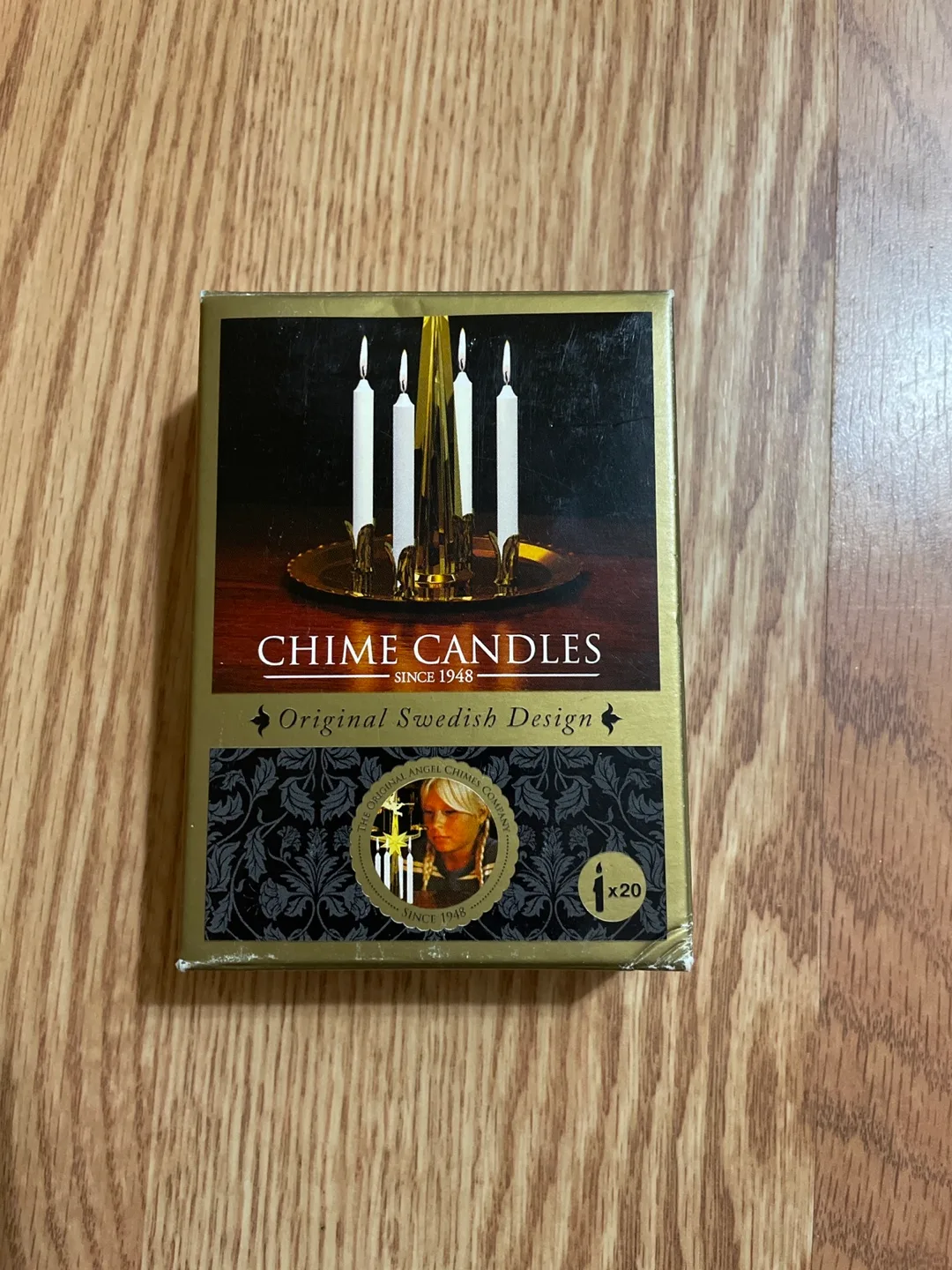 Chime Candles - 20 Original Swedish Angel Chimes Candles🏒 thumbnail