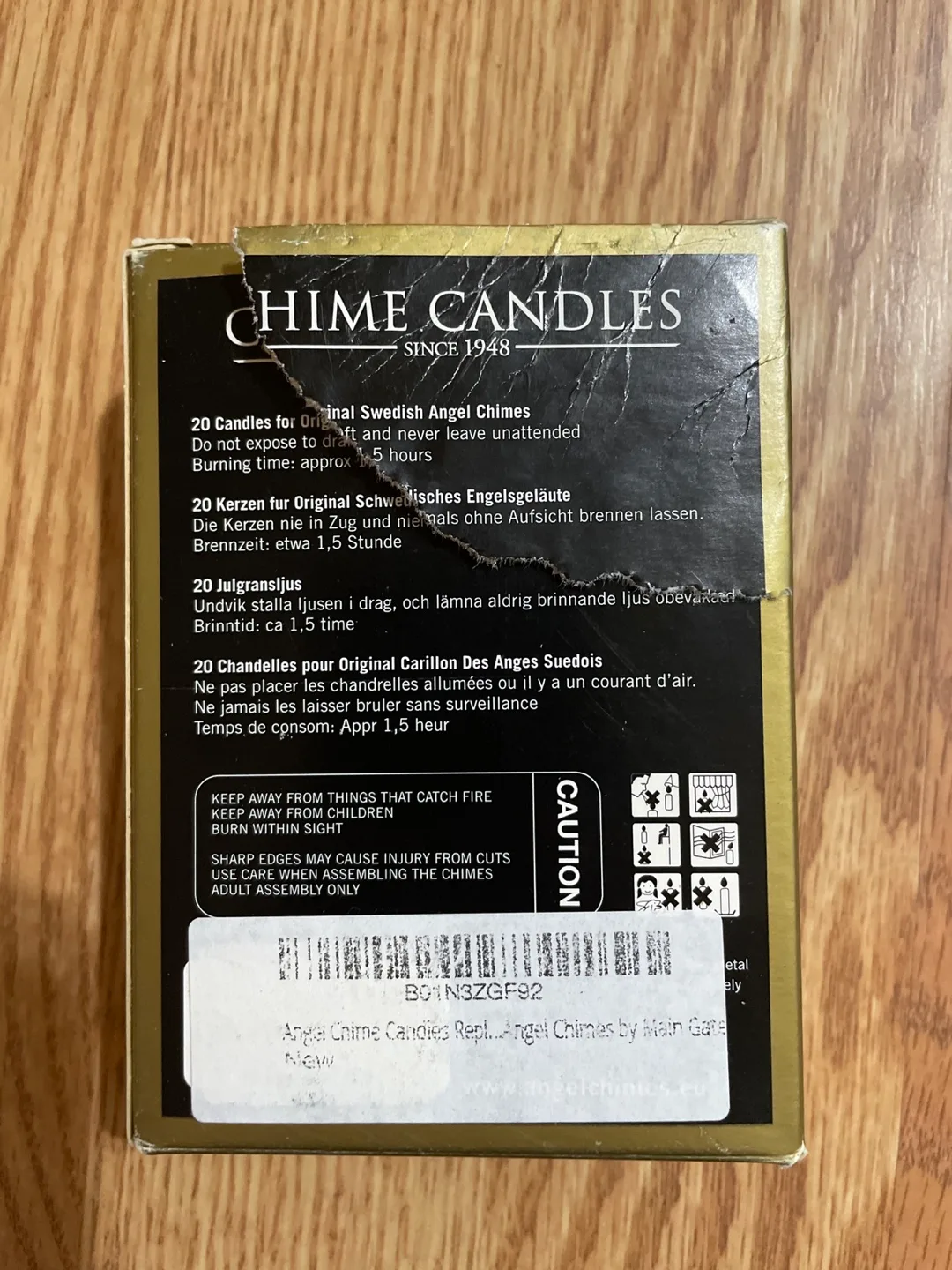 Chime Candles - 20 Original Swedish Angel Chimes Candles🏒 image indicator(2)