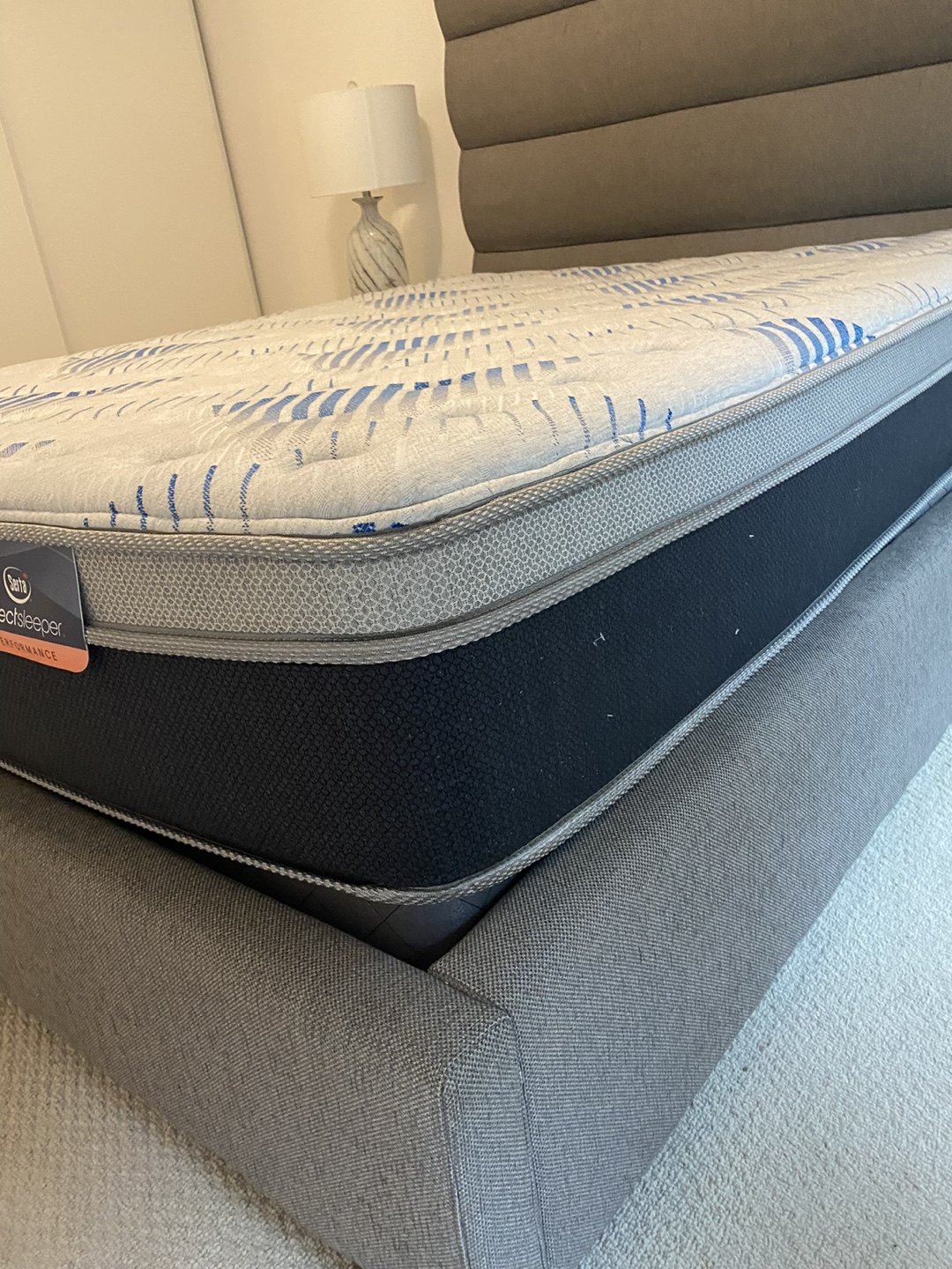 Queen Size Bed Frame with Serta Perfect Mattress & Box Spring - photo 3