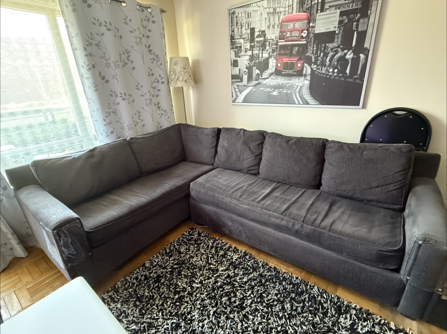 Grey Corner Sectional Sofa Bed
