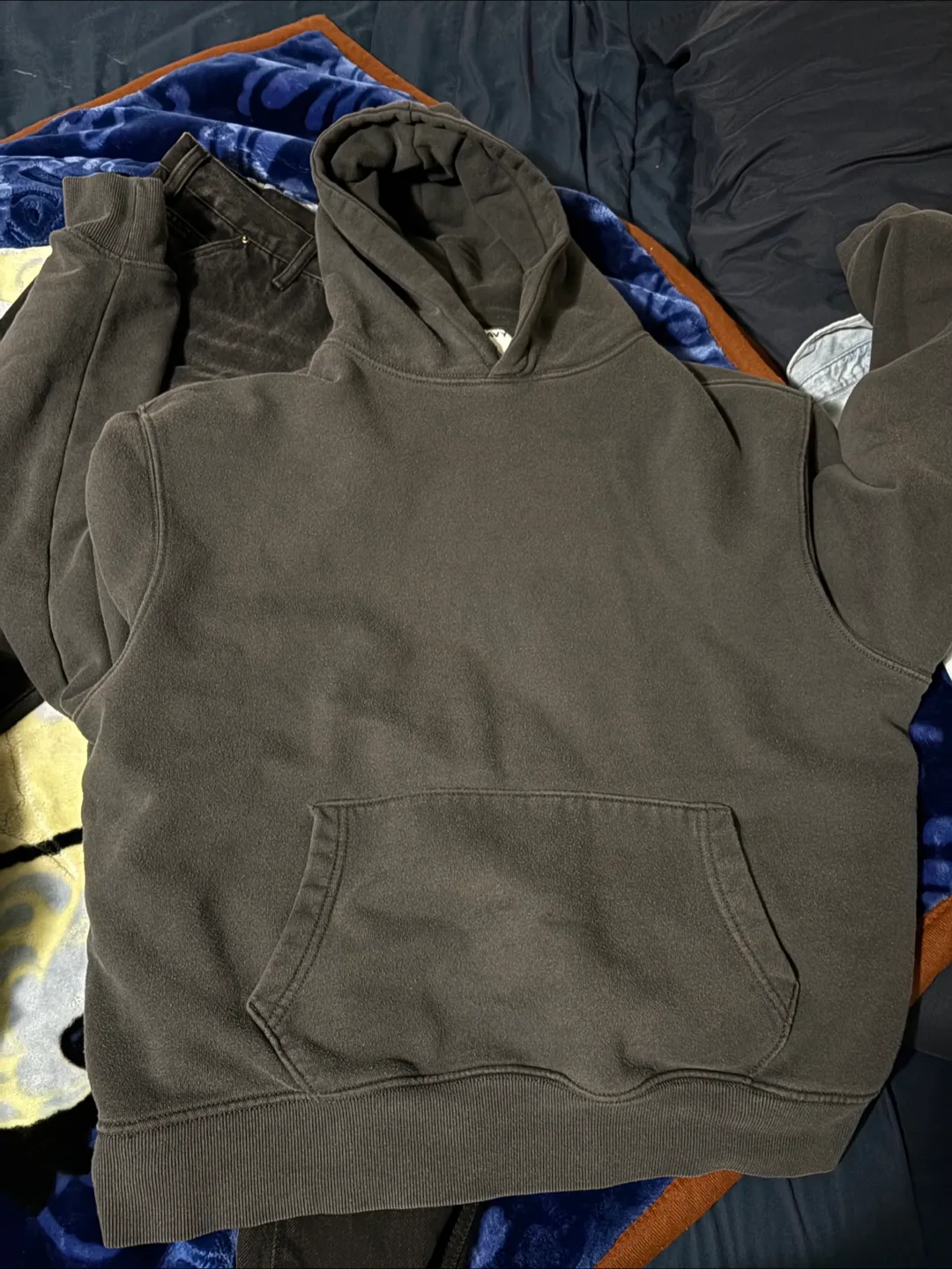 Unisex Grey large hoodie thumbnail