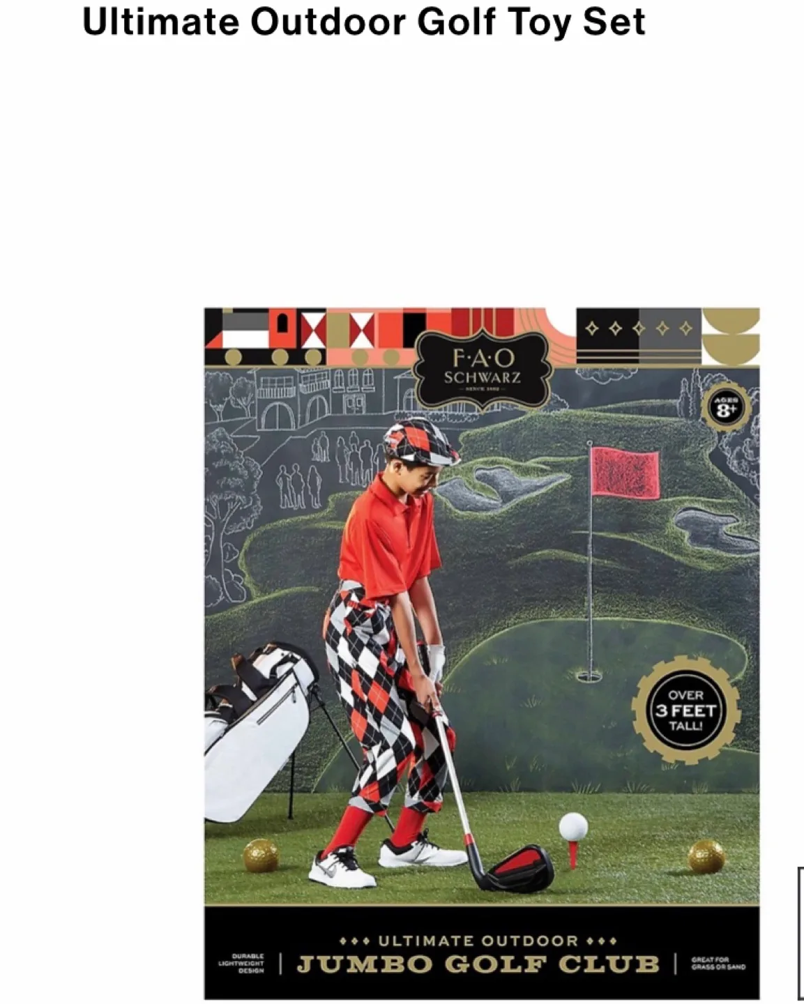 F.A.O. Schwarz Kids Jumbo Golf Club Set image indicator(3)