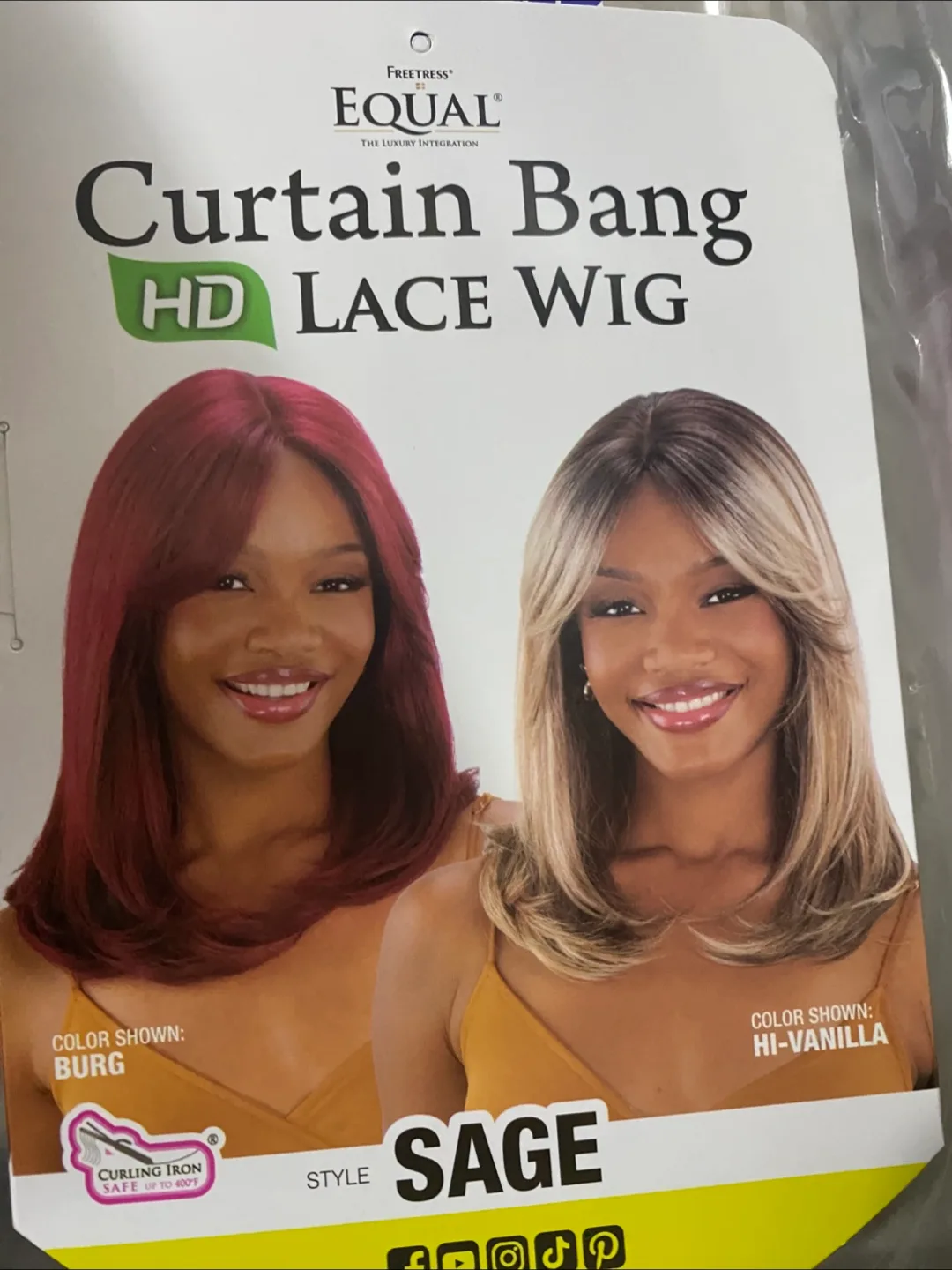Freetress Equal HD Lace Wig - Curtain Bang - Style Sage thumbnail