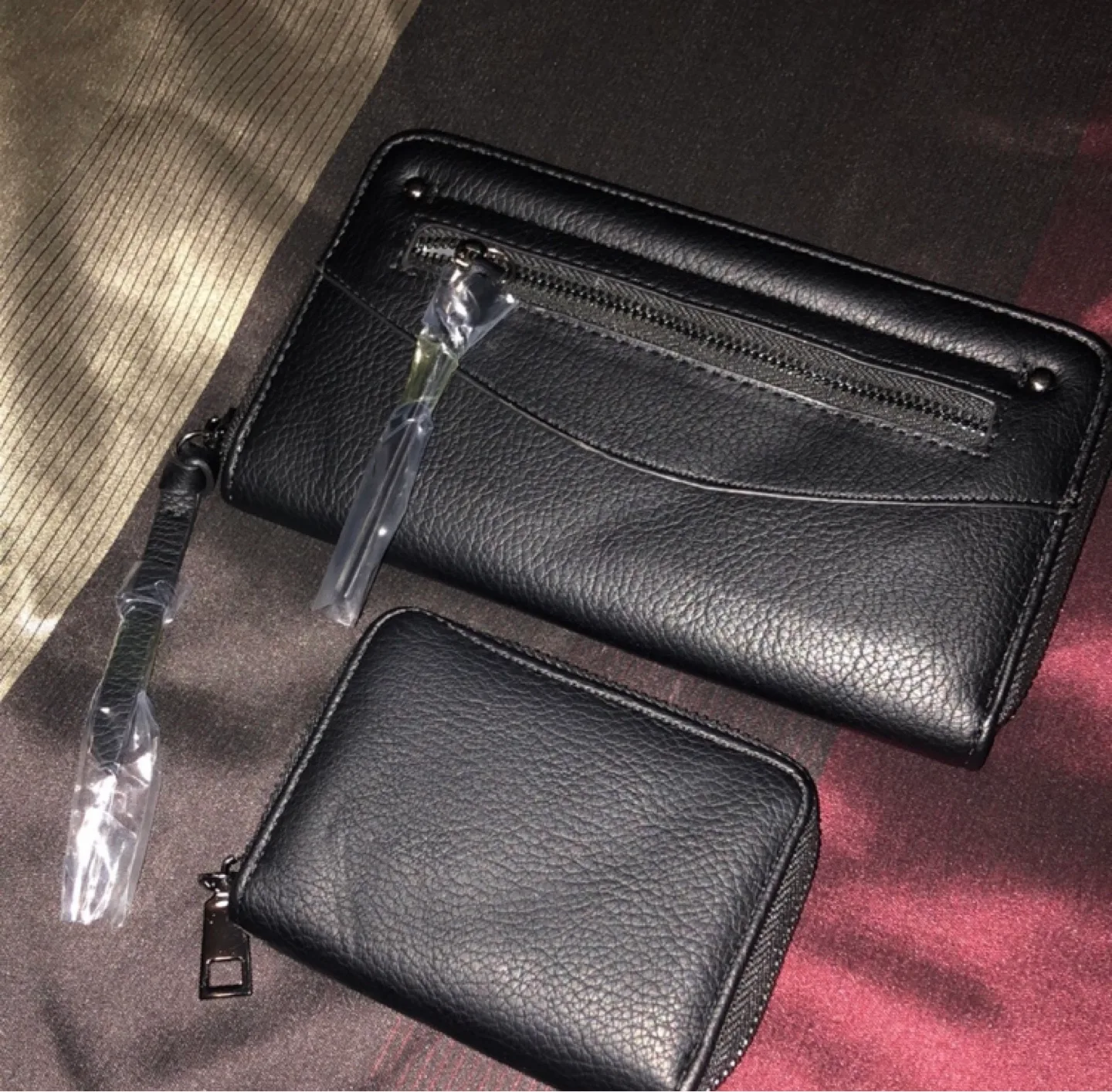 Black Leather Wallet Set image indicator(2)