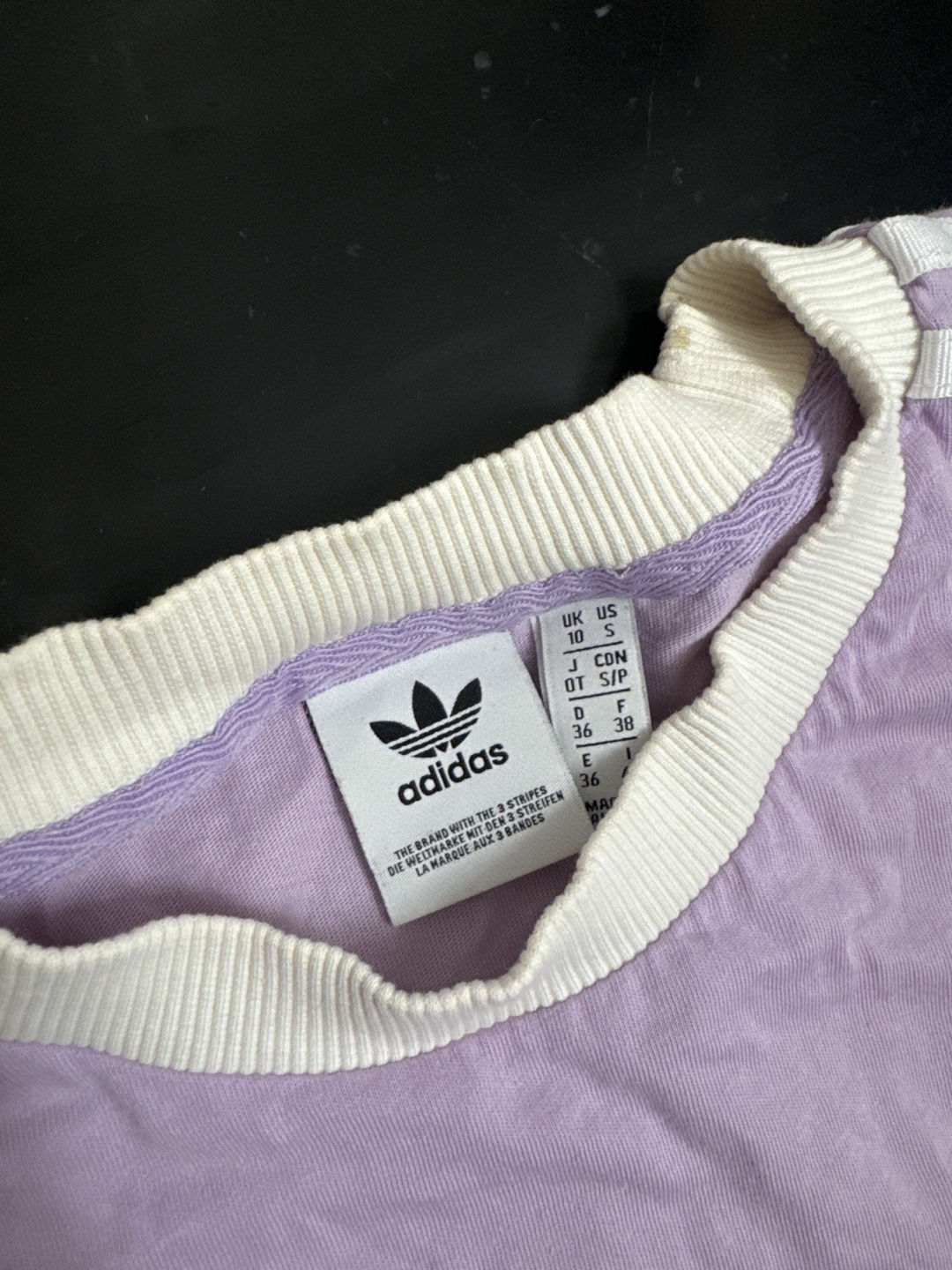 Adidas Lilac T-Shirt Size Small - photo 3