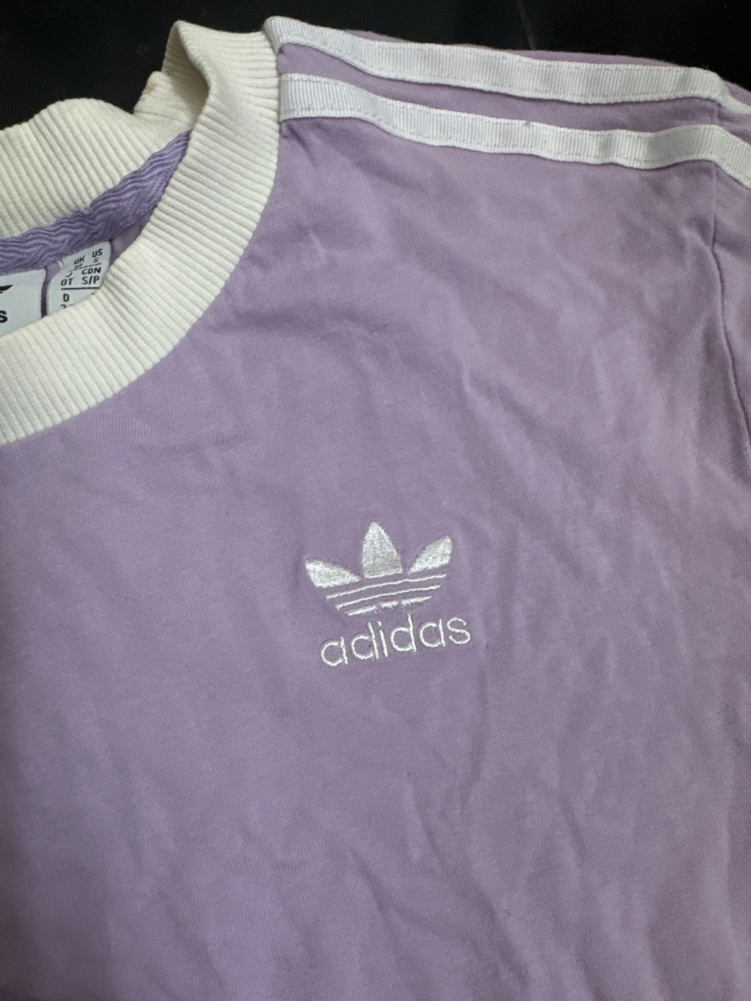 Adidas Lilac T-Shirt Size Small - photo 2