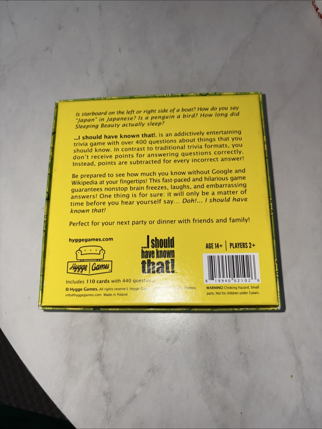 I Should Have Known That! Trivia Card Game - photo 2