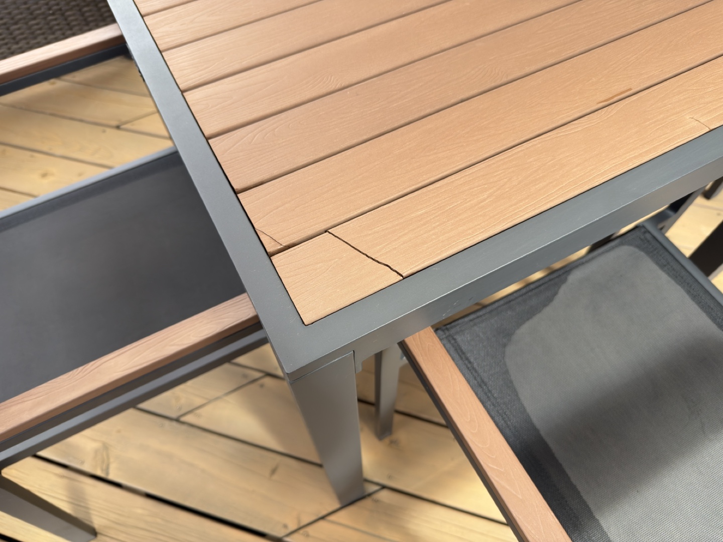 Patio Dining Set - 4 Chairs & Table - photo 4