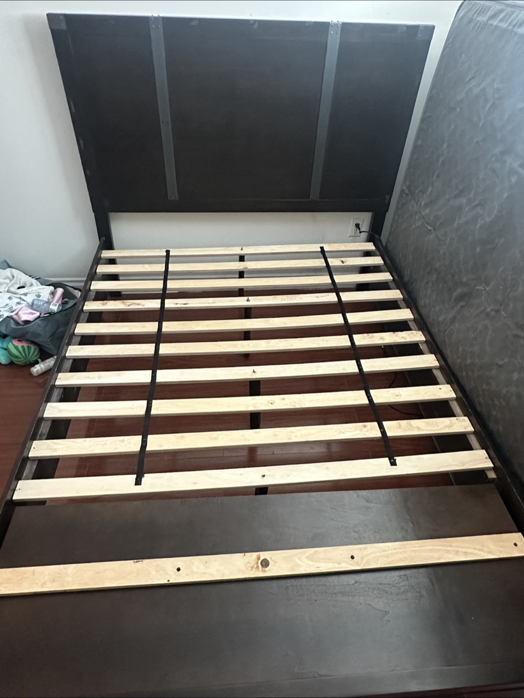 Queen Bed Frame without Mattress and Drawers