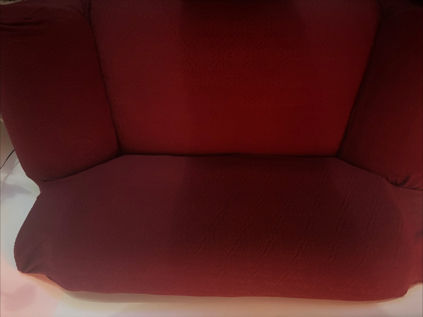 Burgundy Sofa Cover - photo 5