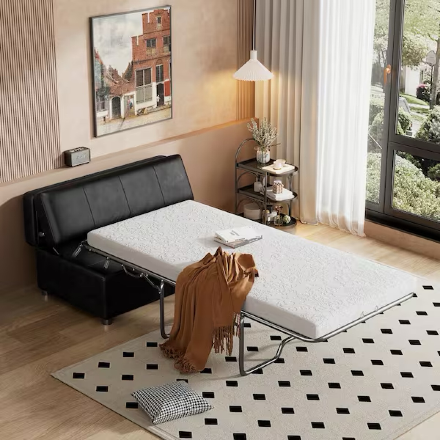 Fold-out Sofa Bed Ottoman