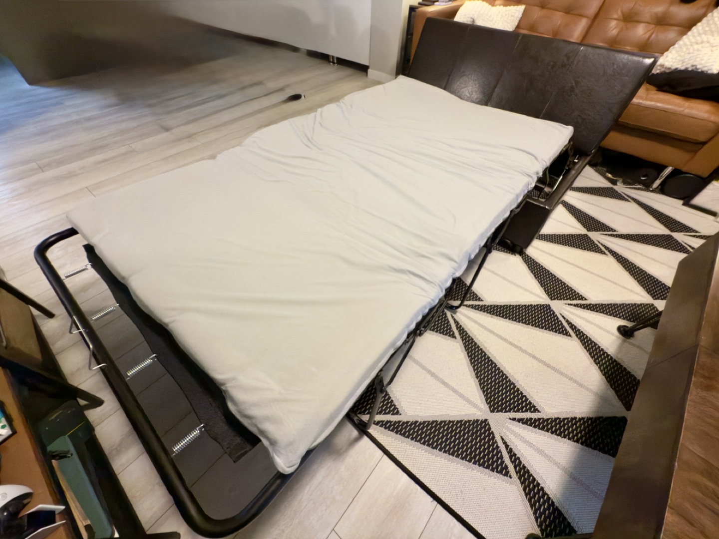 Fold-out Sofa Bed Ottoman - photo 2