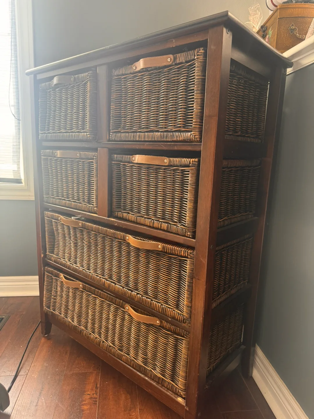 Wicker Storage Cabinet thumbnail