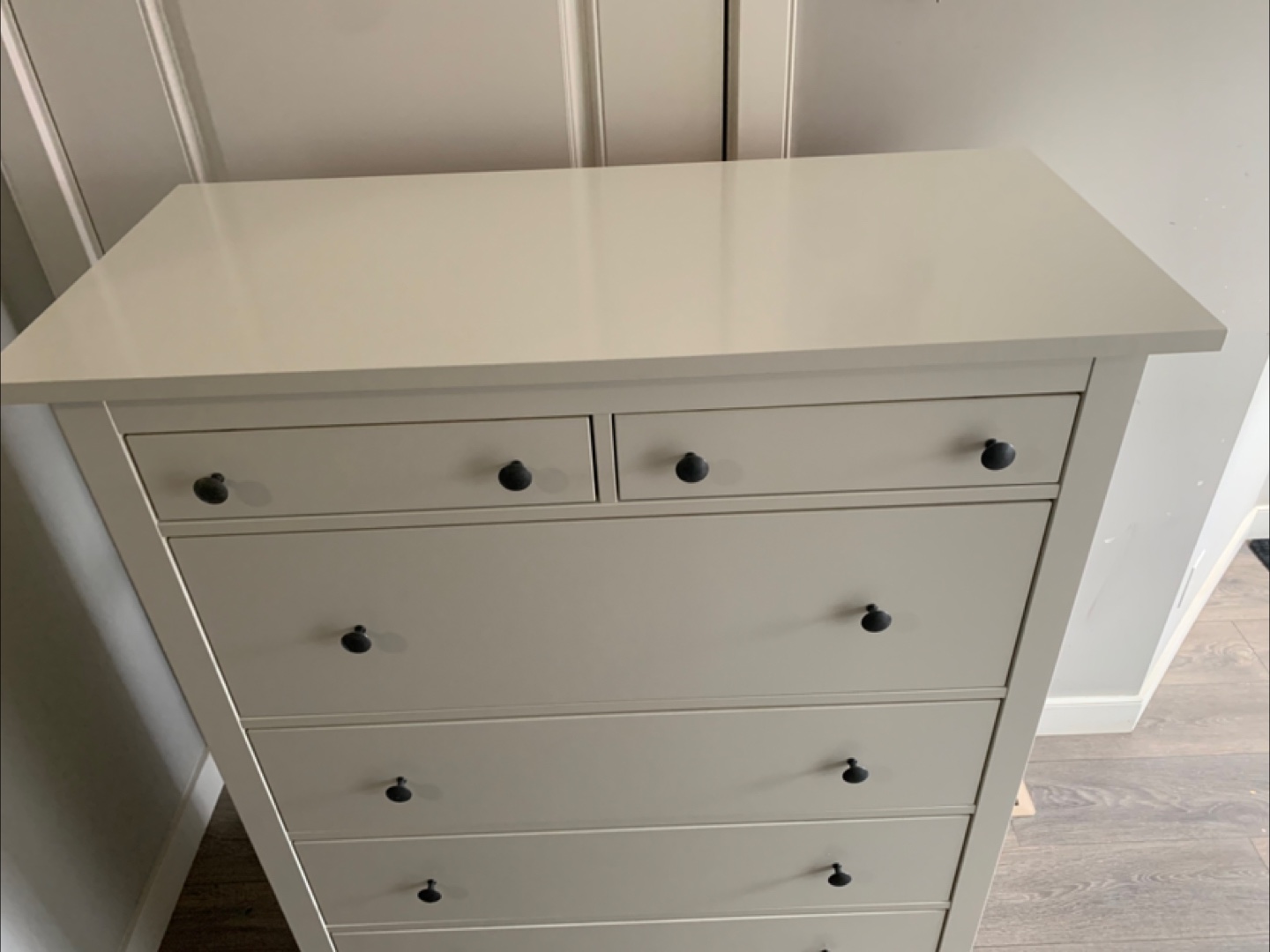 White tall dresser - photo 2