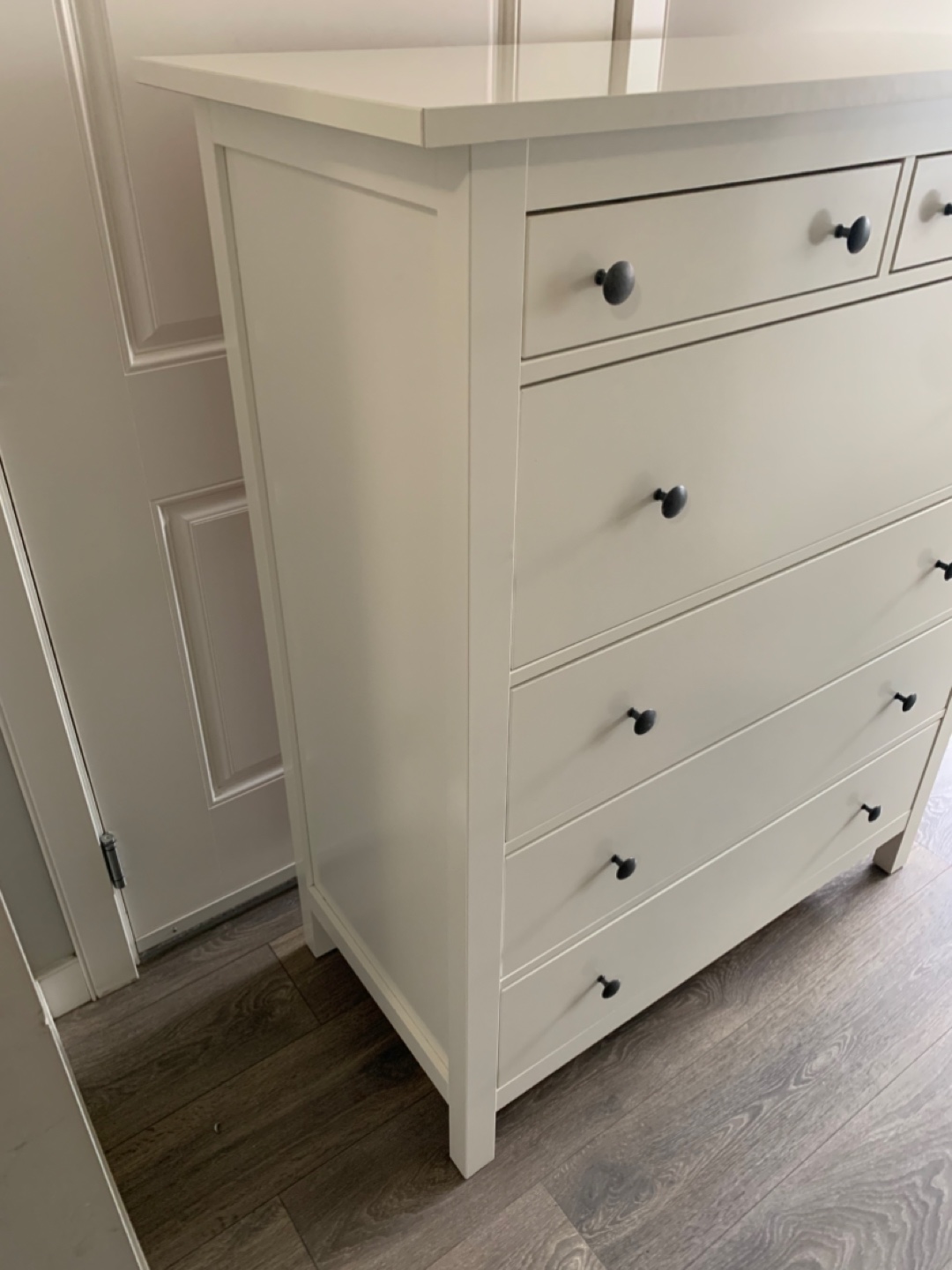 White tall dresser - photo 4