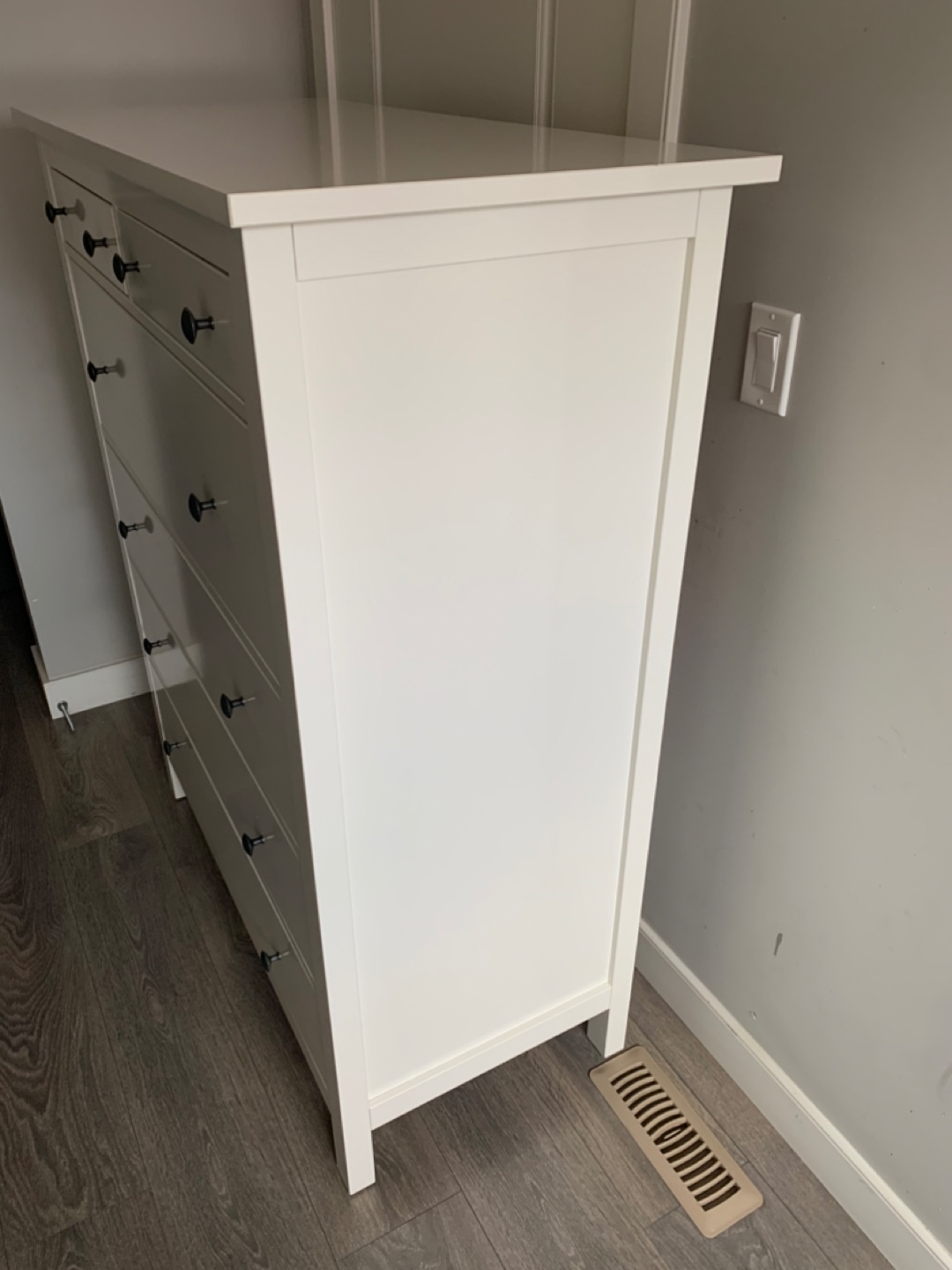 White tall dresser - photo 3