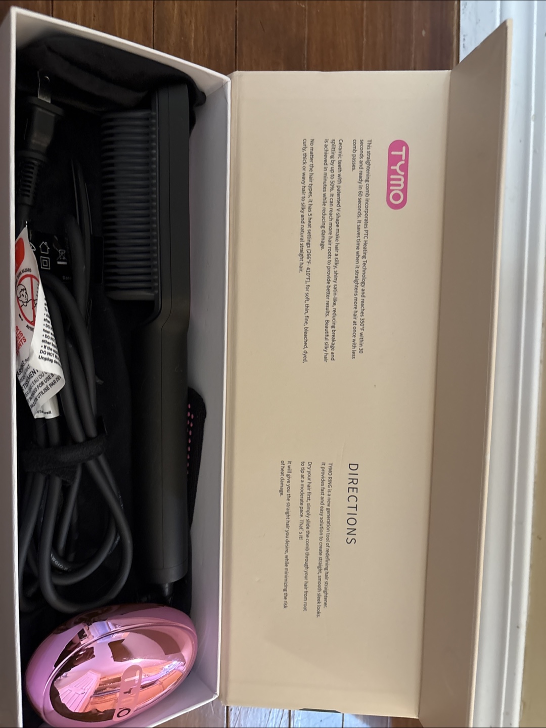 Tymo Ring Hair Straightening Comb - photo 2