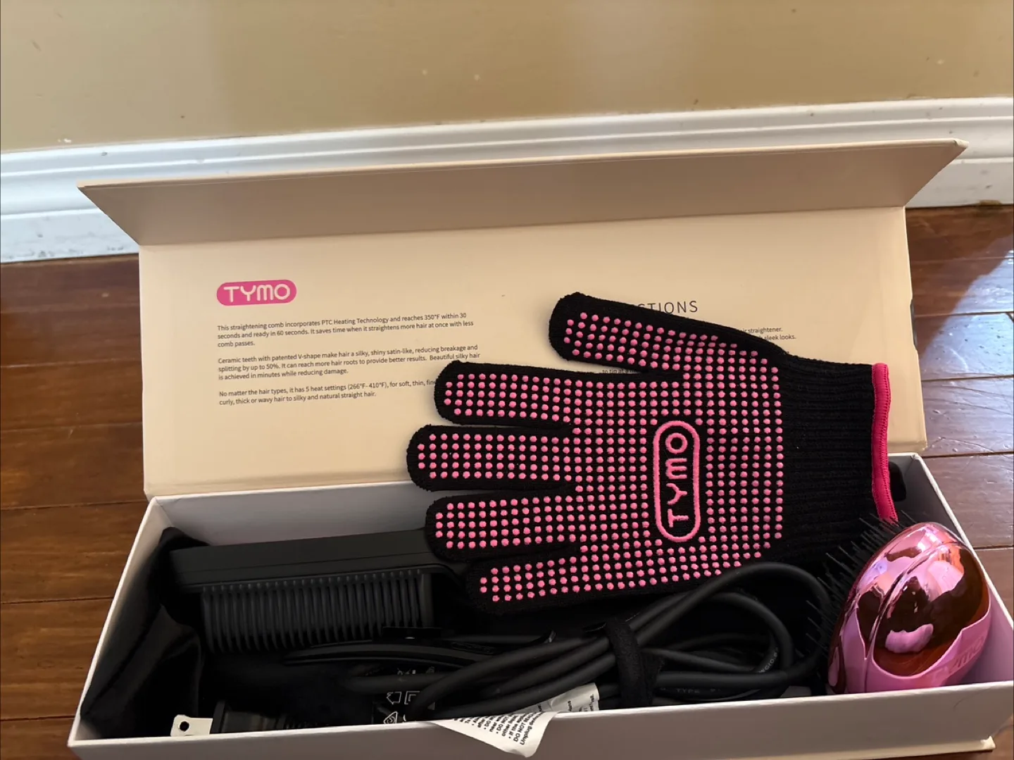 Tymo Ring Hair Straightening Comb image indicator(3)