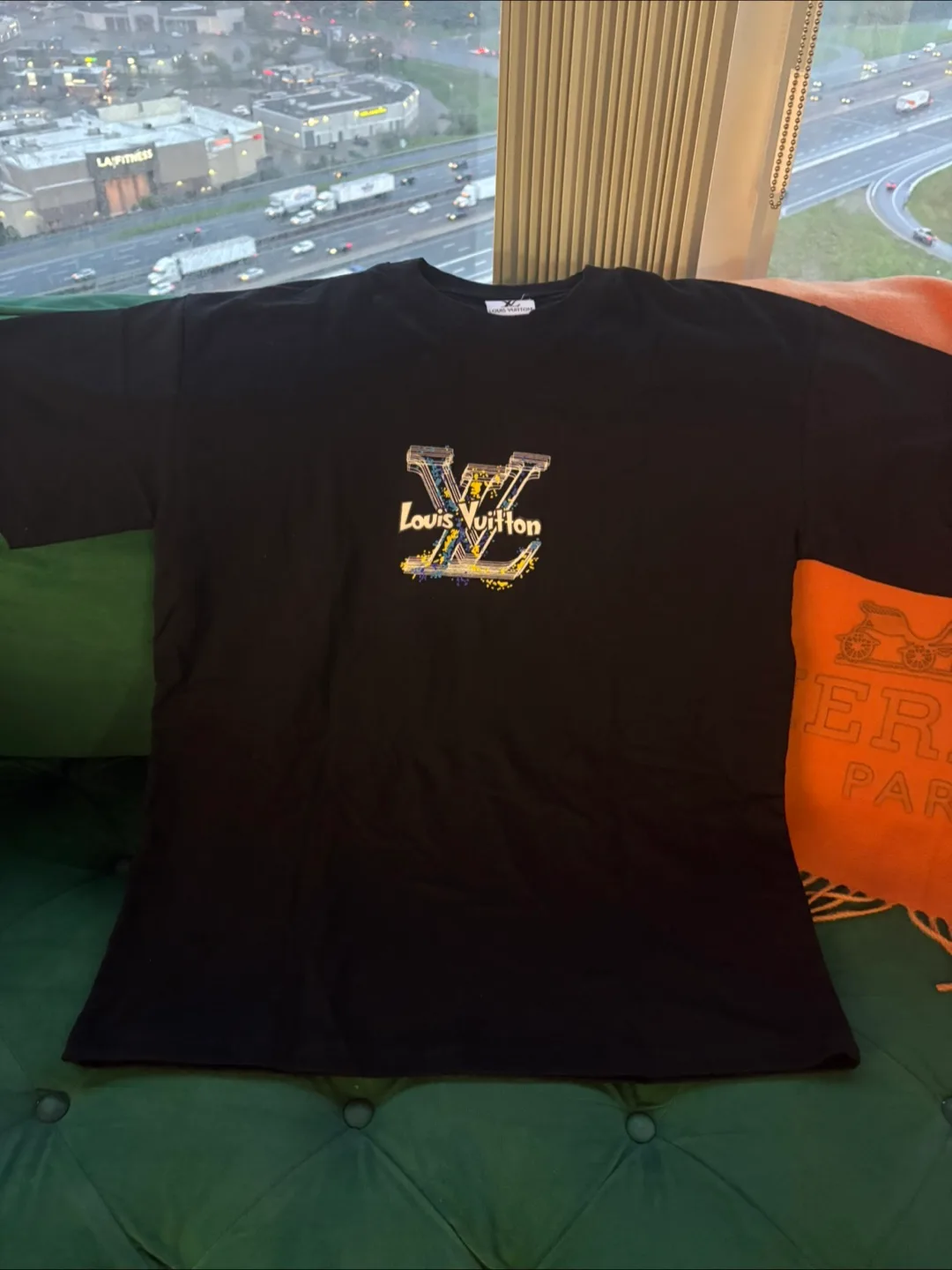 Louis Vuitton Distorted Logo T-Shirt thumbnail