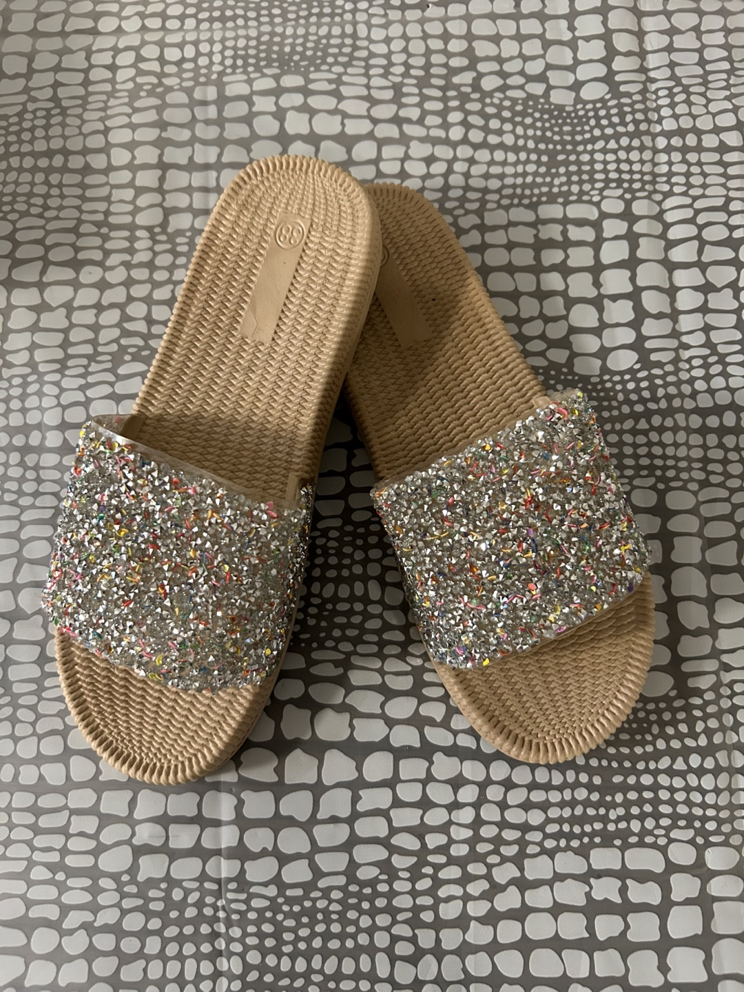 Glitter Slides Sandals - photo 2