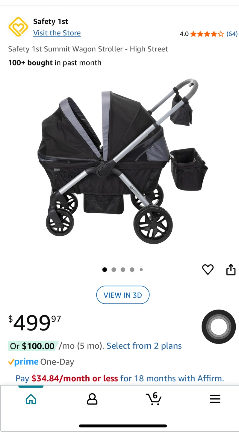 Safety 1st Summit Wagon Stroller - Double
