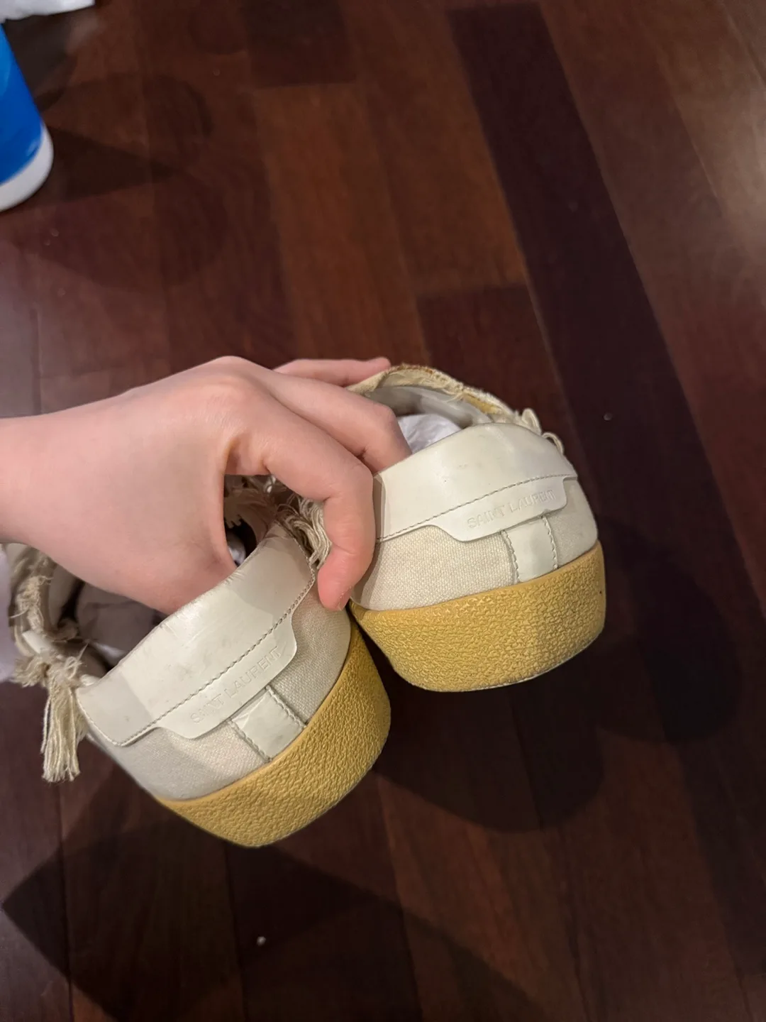 Saint Laurent Distressed Court Classic Sneakers image indicator(3)