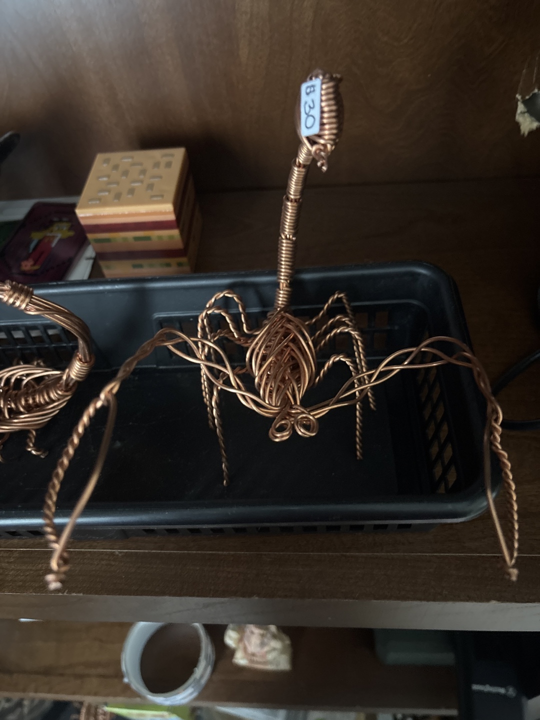 Copper Wire Scorpion Sculpture