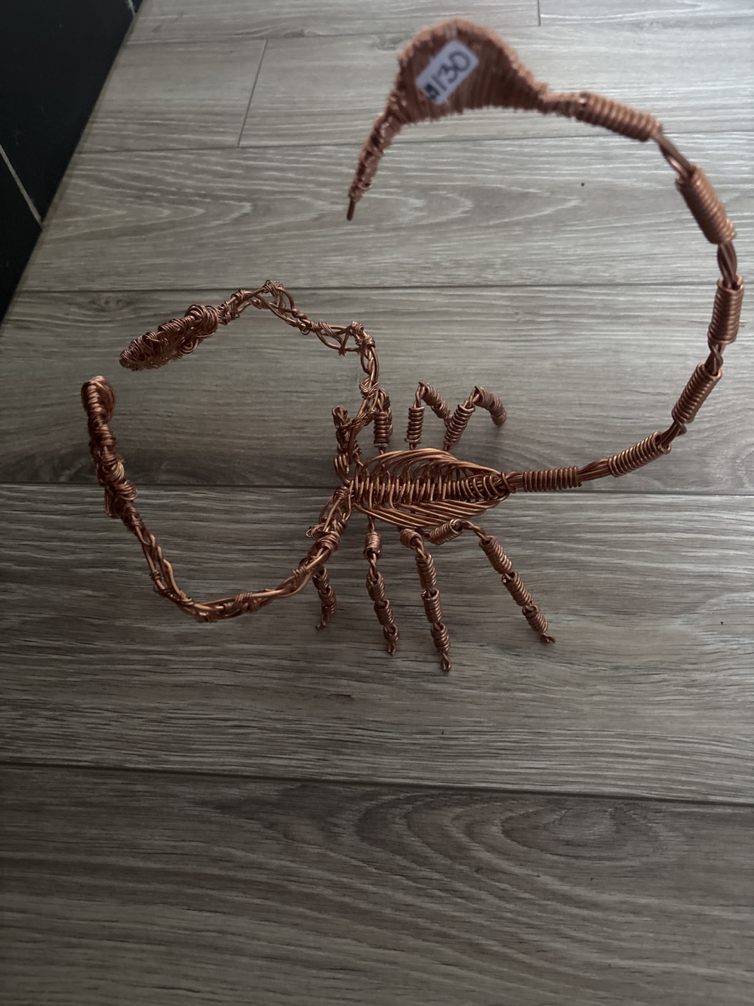 Copper Wire Scorpion Sculpture - photo 2