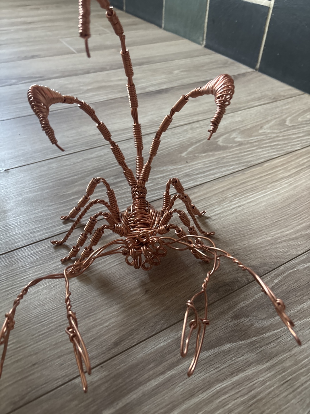 Copper Wire Scorpion Sculpture - photo 2