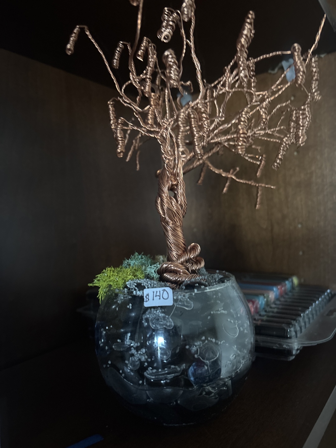 Copper Wire Tree Sculpture
