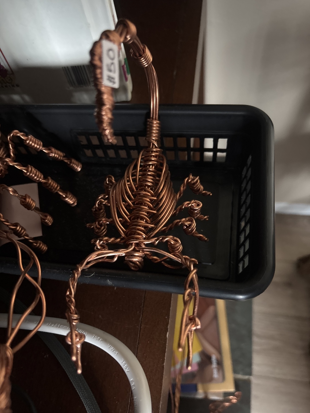 Copper Wire Scorpion Sculpture