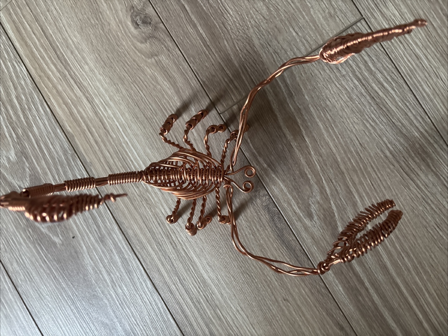 Copper Wire Scorpion Sculpture - photo 2
