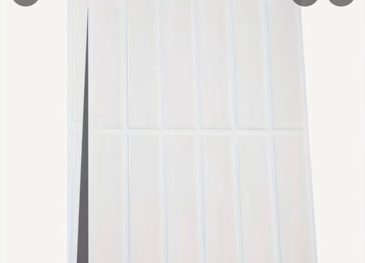 Peel and stick Subway white Tiles - 14 tiles