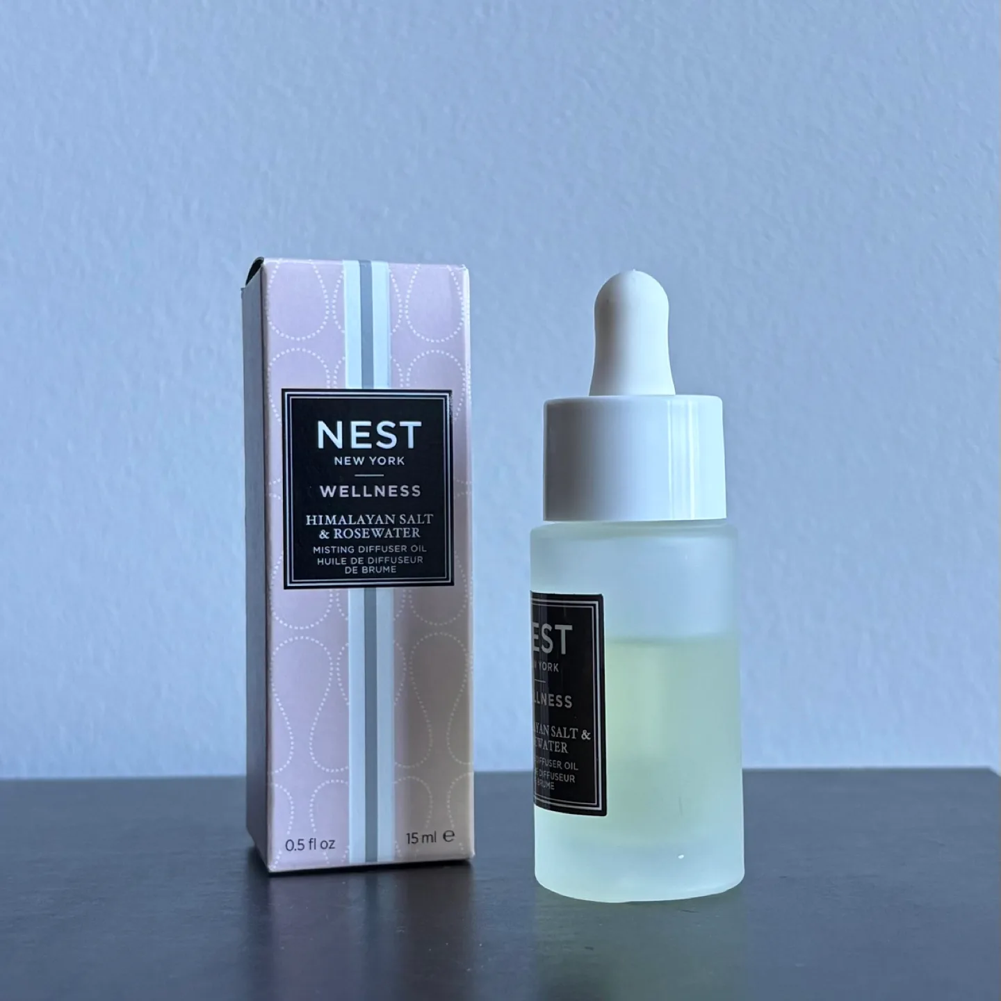 NEST New York Himalayan Salt & Rosewater Misting Diffuser Oil 🏒 image indicator(2)