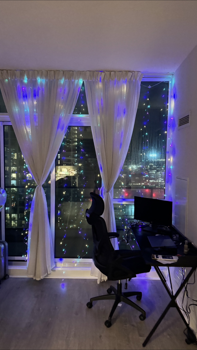 2 packs - 300 LED Fairy Curtain Lights with Remote - photo 2